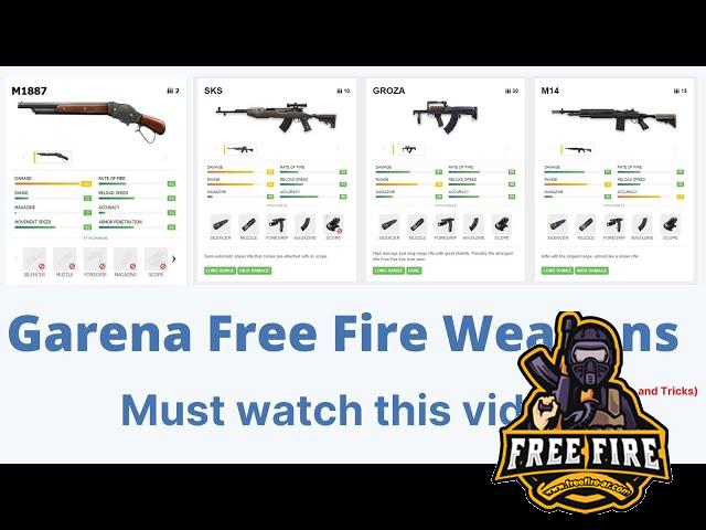 free fire weapons